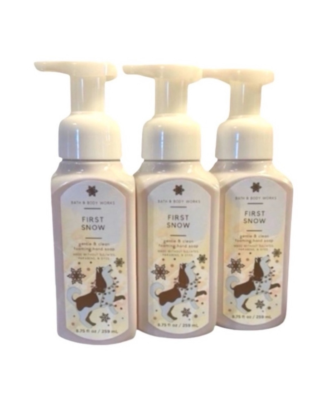 3 First Snow Hand Soap